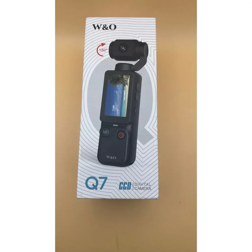 W&O Q7 Handheld CCD Digital Camera Gimbal Head With Box USB Cable & Strap